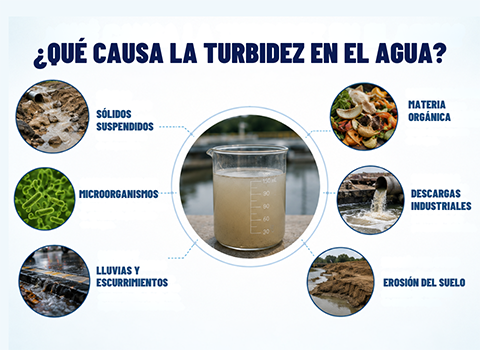 2. ¿Qué es la turbidez en el agua? 5 que causa turbidez en el agua