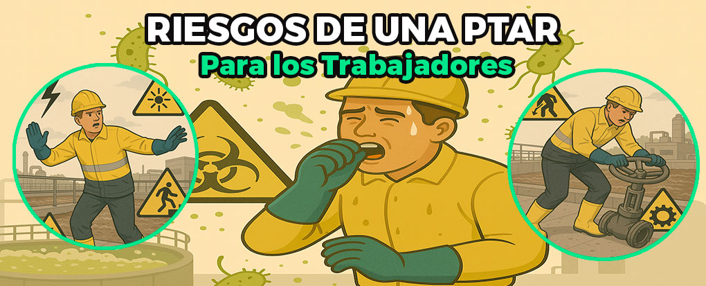 riesgos de una ptar paralos trabajadores